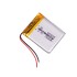 3.7V 600mAh Lithium Polymer Li-Po Battery, 6x30x35mm