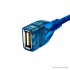 USB 2.0 Extension Cable - Male to Female - 1.5m Blue
