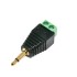 Male/Female AUX to Green Screw Terminal - Pack of 2