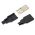 USB 4 Pin Plug (with Plastic Cover) - Pack of 10