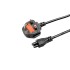 Power Cord C5 Plum Blossom - Pack of 2