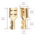 Brass Crimp Terminals with Insulated Sleeves - Pack of 20