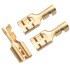 Brass Crimp Terminals with Insulated Sleeves - Pack of 20