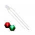 3mm Bi-Color Red Green Common Cathode LED - Pack of 50