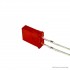 2x5x7mm Rectangular Head LED Red - Pack of 100
