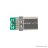 USB3.1 Type-C Male Plug with PCB Breakout Board - Pack of 5