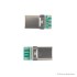 USB3.1 Type-C Male Plug with PCB Breakout Board - Pack of 5