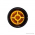 Plastic Potentiometer Knob Cap - 15mmx24mm (Orange) - Pack of 10