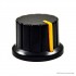 Plastic Potentiometer Knob Cap - 15mmx24mm (Orange) - Pack of 10