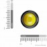 PBS-33B 12mm Momentary Push Button Switch - Yellow - Pack of 2
