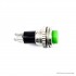 DS-314 12mm Momentary Push Button Switch - Green - Pack of 5