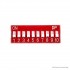 DIP Switch- 10 Positions, 2.54mm - Pack of 5