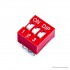 DIP Switch- 3 Positions, 2.54mm - Pack of 5