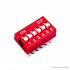DIP Switch- 6 Positions, 2.54mm - Pack of 5