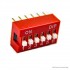 DIP Switch- 6 Positions, 2.54mm - Pack of 5