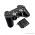 Black 2.4GHz Wireless Shock Game Controller for Sony PS2