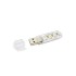 Mini Portable USB White LED Lamp - Pack of 2