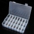 Plastic Storage Box - 24 Grids Electronics Parts Organizer - 190x125x35mm