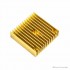 Aluminium Heat Sink - 40x40x11mm (Golden)