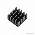 Aluminium Heat Sink - 14x14x7mm (Black) - Pack of 5