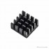 Aluminium Heat Sink - 14x14x7mm (Black) - Pack of 5