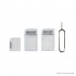 4 in 1 Noosy Nano/Micro/Standard SIM Card Adapter with Eject Pin