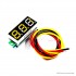 0.28" DC 0-100V 3-Wire Digital Voltmeter Display Module - Yellow