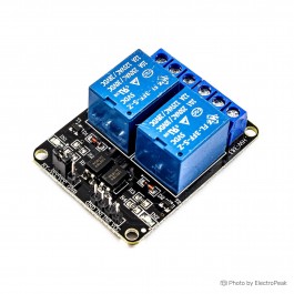 2-Channel Relay Module - 5V - ElectroPeak